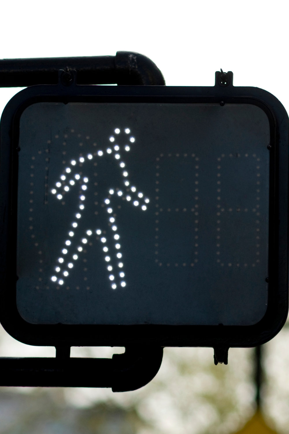 pedestrian crosswalk sign